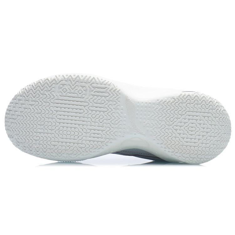 Li-Ning Баскетбольные кроссовки Sound Speed 9 прочные нескользящие среднего размера мужские кроссовки белые черные ABAR039-1