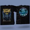 Винтажная футболка Rush Fly By Night Tour 1975 Подарок для фанатов Все размеры S-4XL Высококачественная Роскошная Для мужчин и женщин Топ Y2k