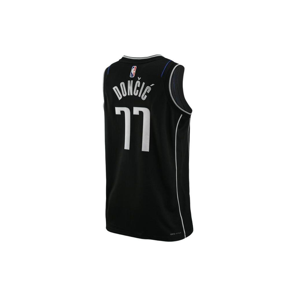 Nike Doncic Marvericks Dri-Fit NBA Джерси Черная мужская уличная одежда DH8069-010