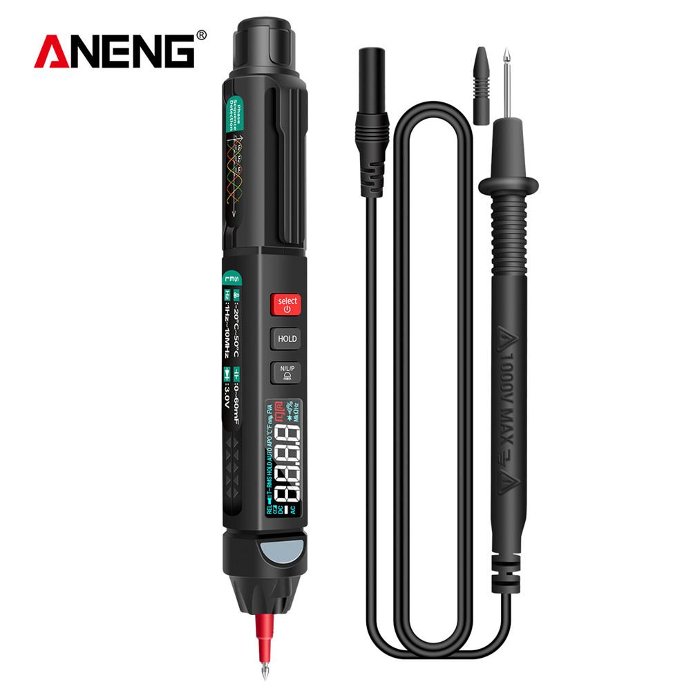New ANENG A3008 Pen Type Multimeter 6000 Count Non-Contact Professional Automatic Range Voltmeter Current Meter High Precision NCV Intelligent Tools