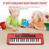 BIGFUN 37 Key Children Electronic Piano with Mini Microphone Preset 10 Demos Supports Recording