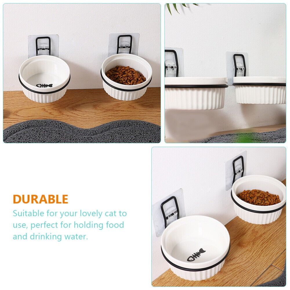 Настенная полка для кормушки для собак, железный держатель для мисок, прочная подставка для миски для кормления, дом