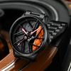SVJ Wheel Watch Трехмерные полые мужские часы Высококачественные подлинные мужские часы Кварцевые часы