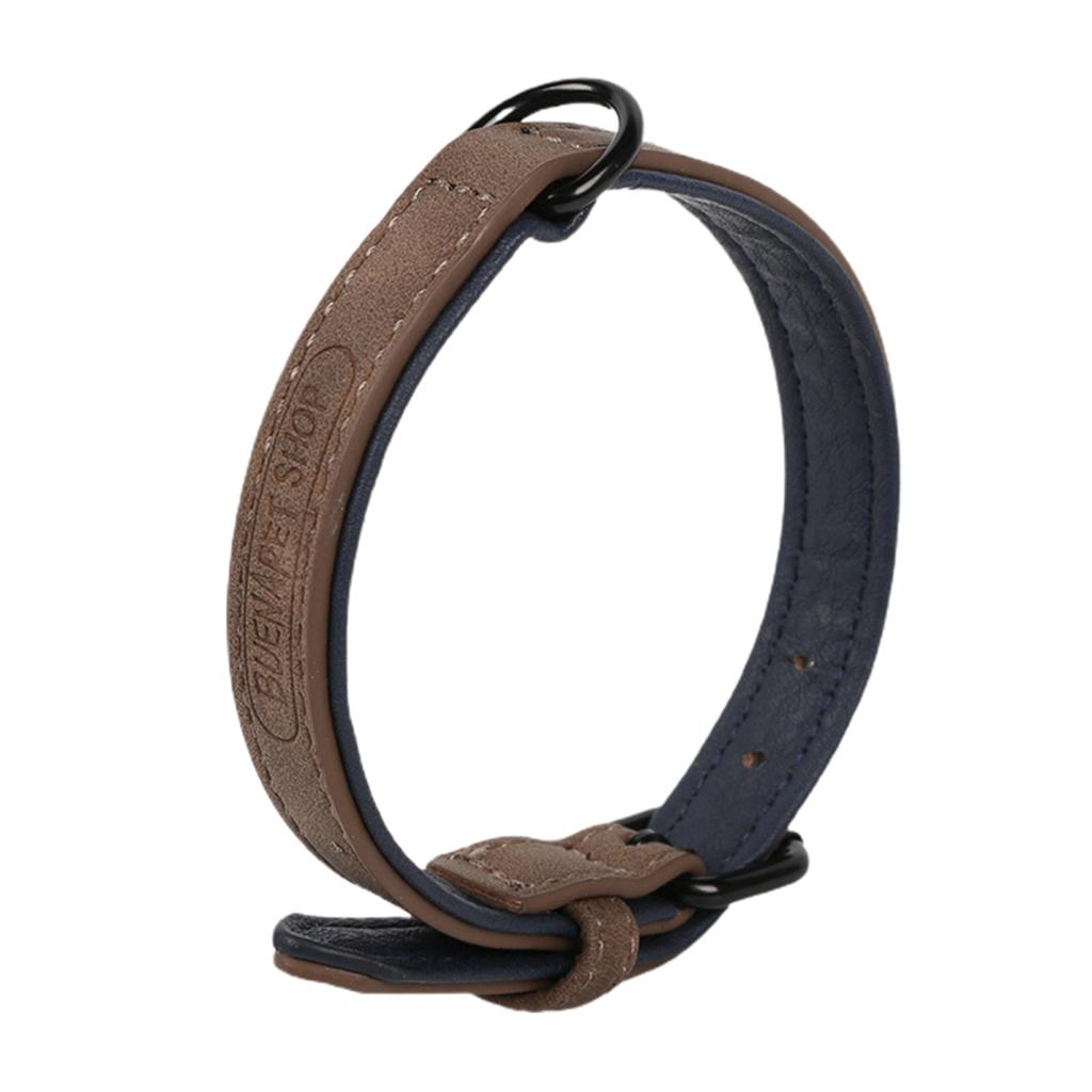 Ожерелье в виде кошки, сплошной цвет, регулируемый износостойкий модный ошейник из искусственной кожи для домашних собак