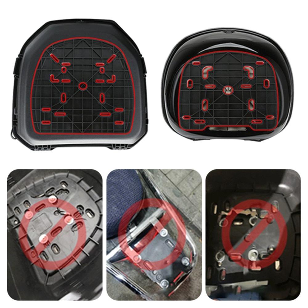 Motorcycle Board Tail Rack Rear Luggage Case Bracket Tail Box Fixing Plate Trunk Bracket Pad