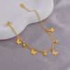 Gold Color Stainless Steel Bracelet Trendy Charm Bracelet New Wrist Chain  Jewelry Gifts