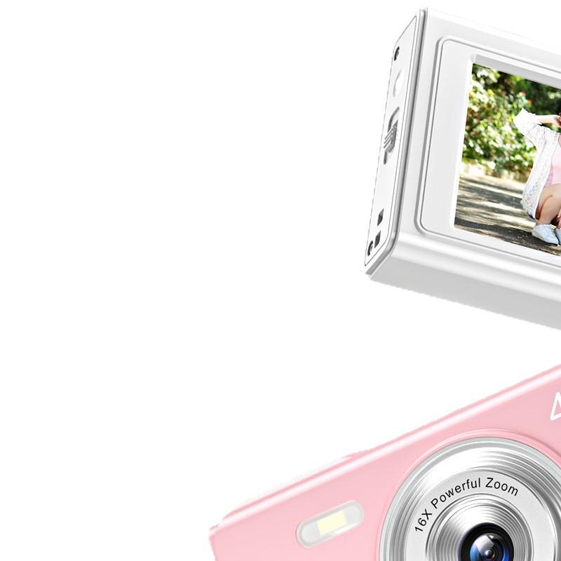 Student HD Selfie Camera 2.88" - Pearl White & Classic Black