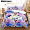 Комплект постельного белья Gabbys Dollhouse Single Twin Full Queen King Size Bed Set Adult Kids Bedroom Duvet Cover Sets 3D Anime Bed Sheet Set
