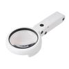5X/10X Handheld Desk Magnifier with LED Light and Stand USB Powered Illuminated Magnifying Glass