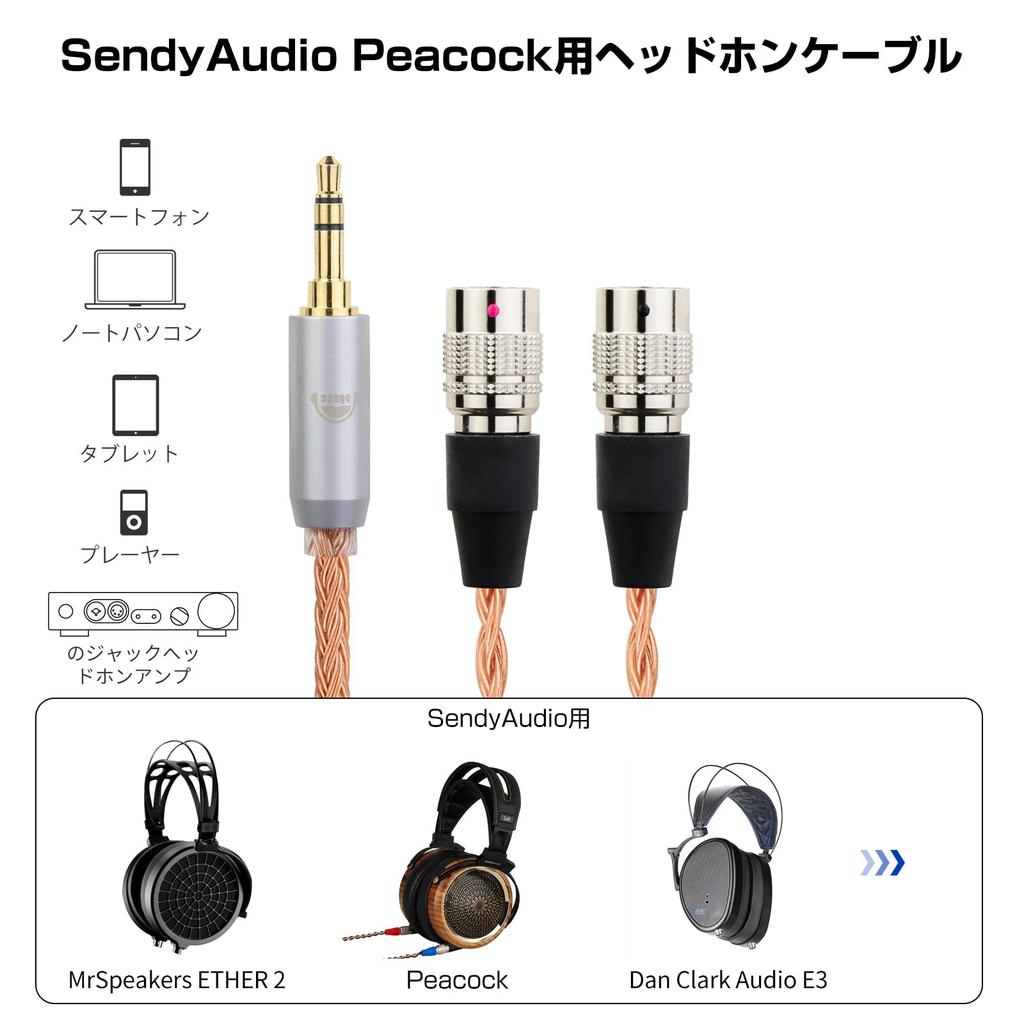 Okcsc ZT16 Headphone Cable 4 Pin XLR Terminal Ether Replacement Cable for 16 Core Pure Copper For Dan Clark Audio Compatible with Ether Alpha Dog