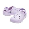 Crocs Baya EVA Теплый хлопок Удобные Легкие Пляжные сандалии Унисекс сандалии Светло-фиолетовый 205969-50P