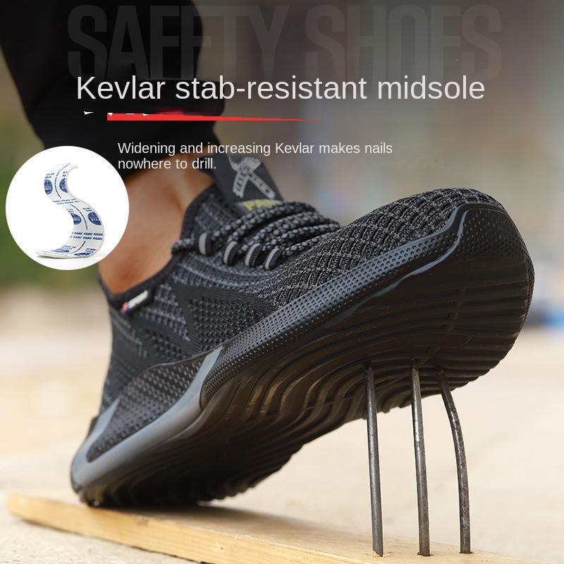 Обувь для страхования труда, легкая и удобная стальная сумка-чехол, ударопрочная, устойчивая к проколам, износостойкая защитная обувь