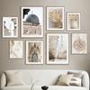Sheikh Zayed White Mosque Golden Leaves Nordic Posters And Prints Wall Art Canvas Painting Wall Pictures For Living Room Decor