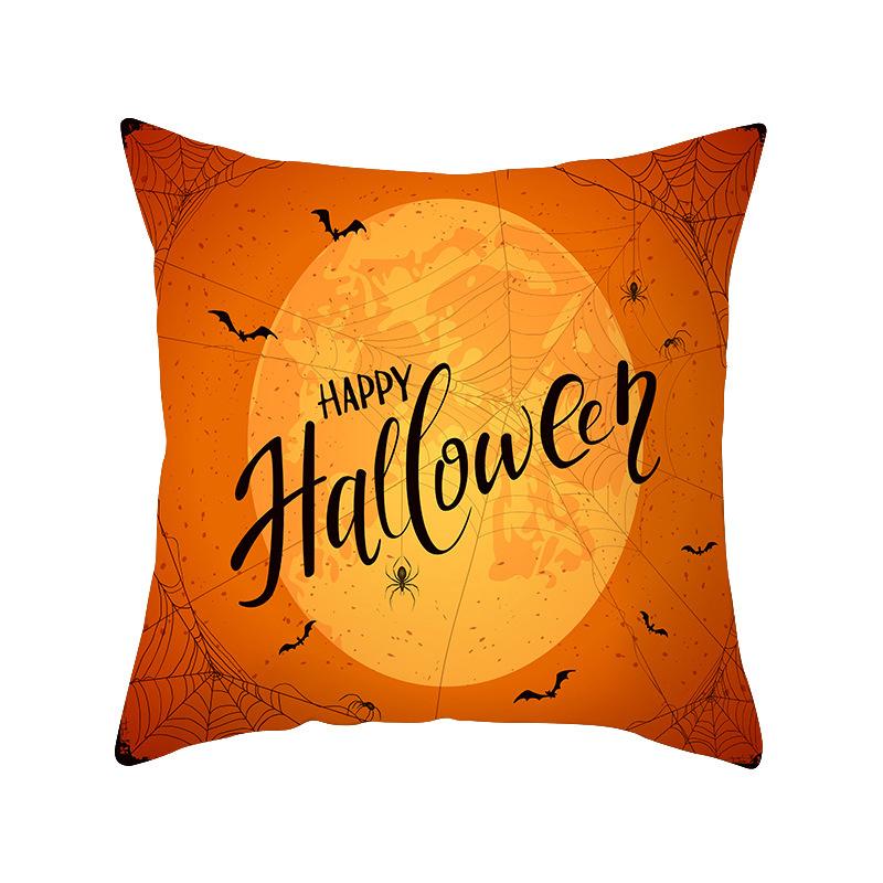 New Halloween Pumpkin Series Pillow Cover Festive Home Sand Release Art Pillow Cushion Cover