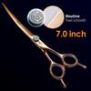 Fenice Professional 6,25/6,75-дюймовые изогнутые ножницы для груминга домашних животных с пилообразным лезвием Ножницы для животных для собак и кошек JP440C