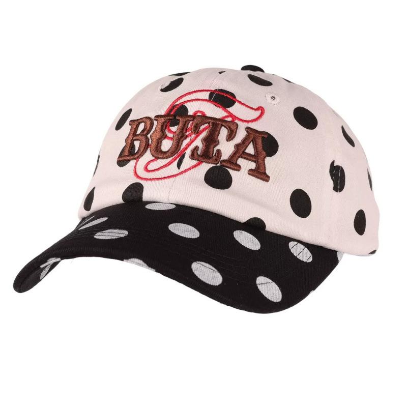 Polka dot embroidery baseball cap children spring and summer wide brim show face small outdoor new sunshade cap
