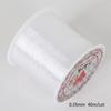 NO Elasticity Transparent Non-Stretch Fish Line Wire Nylon String Beading For Making Necklace Bracelet DIY Accessories