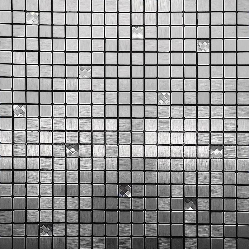 3D европейская гладкая металлическая мозаика настенная наклейка самоклеящаяся плитка кухня ванная комната бар гостиная ТВ фон настенный декор палка