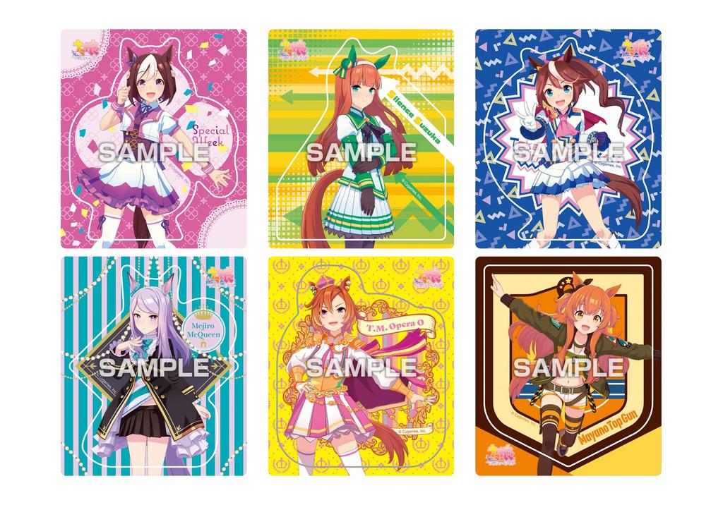Uma Musume Pretty Derby Коллекция магнитов жевательная резинка, коробка из 14 штук (Конфеты-игрушки)