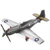 Истребитель P-51 Mustang Военная модель Совместимые строительные блоки с мелкими деталями Образовательная сборная игрушка для детей