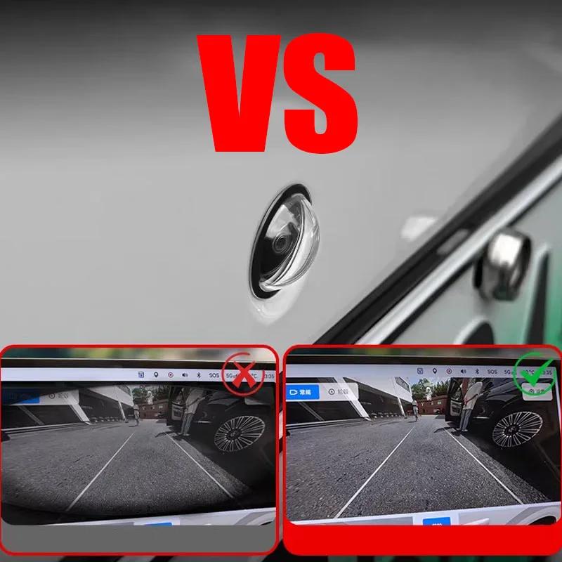 Универсальный Защитный Чехол для Объектива Автомобильной Камеры 2 Шт. Защитная Крышка для Камеры Заднего Вида 360° Защита от Царапин Водонепроницаемый