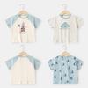 Baby Clothes Casual Short-sleeved T-shirts Summer Clothes Boys Girls Baby Children Children Summer Half-sleeved Tops