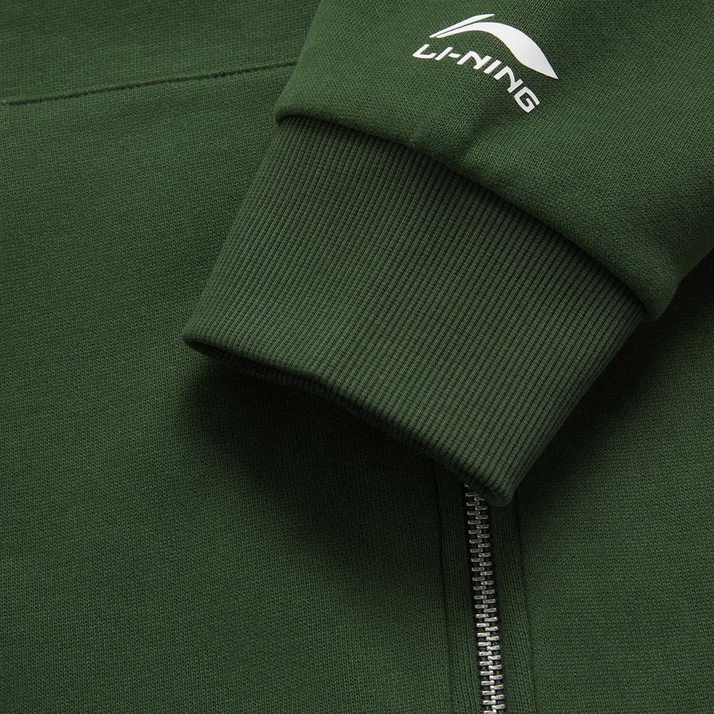 Li-Ning Weekend Youth Инфракрасный теплый антистатический антибактериальный американский винтажный кардиган флисовый теплый удобный длинный рукав толстовка AWDUA11-7