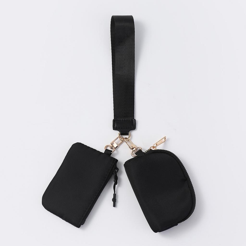 Такая же сумка на запястье, портативная мини-модная, подходящая по цвету, сумка для смены цвета, нейлоновая водонепроницаемая сумка для хранения ключей