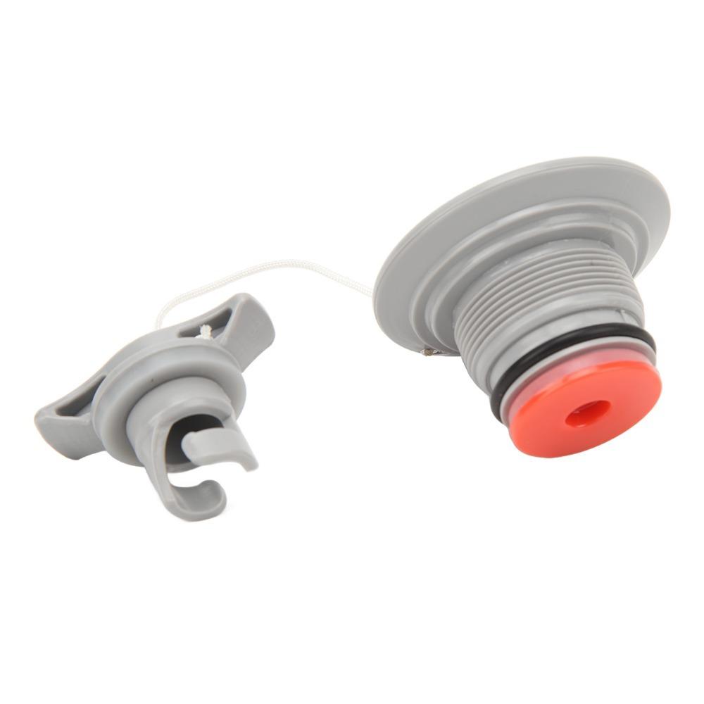 2PCS 8 Teeth Cover Boat Air Valve with Cover Rope Rubber Dinghy Valve For Boat Enthusiasts