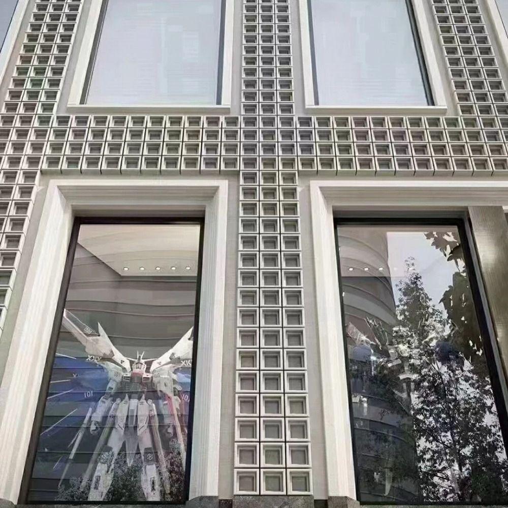 Пластиковая форма для пустотелого кирпича 20*20*6см Форма для стенового кирпича Цементная форма для старинного кирпича Садовая стена