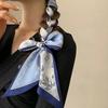 Classic French Silk Scarf: Retro Headband & Hair Ribbon for Women