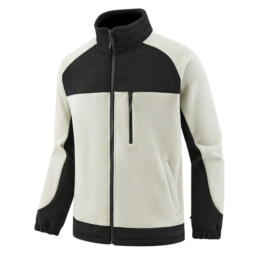 Мужской зимний спортивный кардиган свитер флисовая теплая куртка