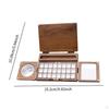 Watercolor Paint Box Folding Supplies Painters Wood Tray Empty Palette