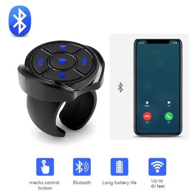 Мини беспроводной Bluetooth пульт дистанционного управления медиа-кнопка автомобиля мотоцикла велосипеда руль воспроизведение музыки для IOS Android телефон планшет