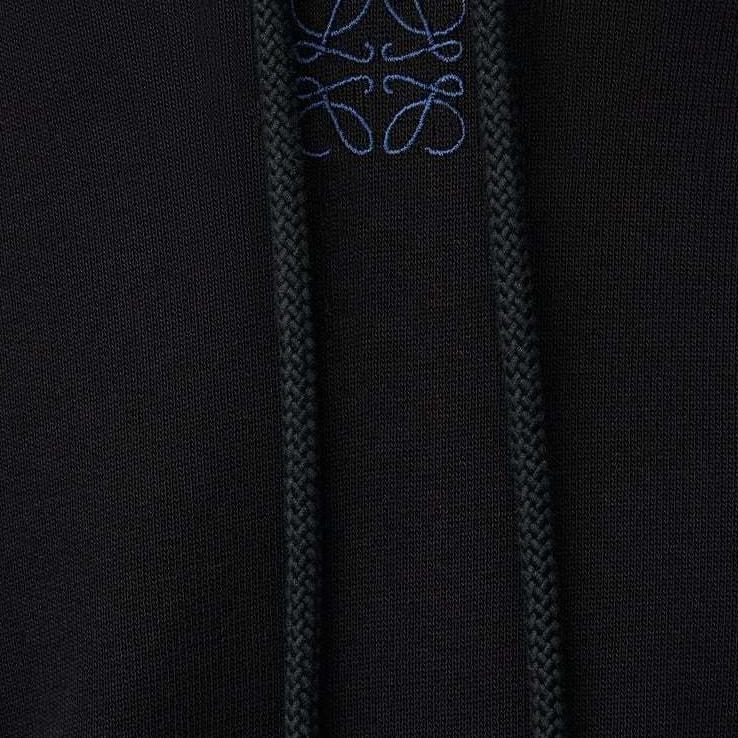 LOEWE Logo-Embroidered Drawstring Hoodie Men's H526Y25X48-1100