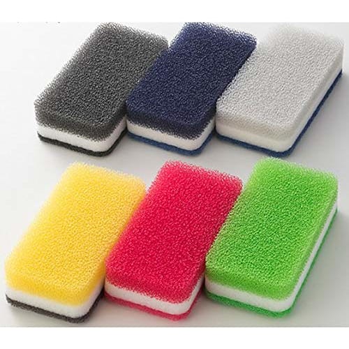 Duskin Kitchen Sponges (New Navy Color) 6-Color Set, Antibacterial