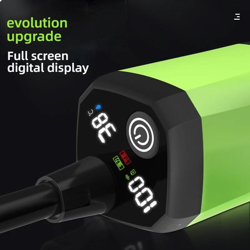 Портативный душ для кемпинга 6000 мАч перезаряжаемый кемпинговый душ с душевой лейкой интеллектуальный светодиодный дисплей электрический душевой насос