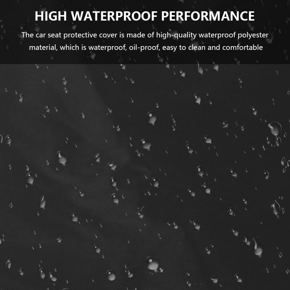 2 шт. чехлы для автомобильных сидений водонепроницаемые универсальные чехлы для автомобильных сидений дышащие защитные чехлы для подушек для переноски грузов с защитой от обрастания от пыли