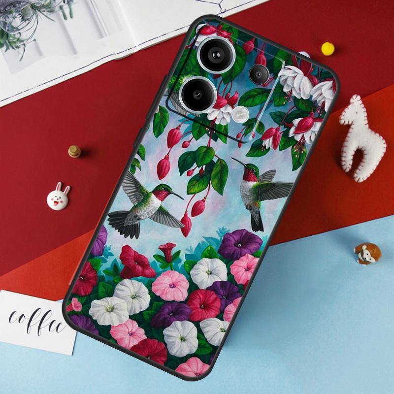 Чехол Колибри для Xiaomi Redmi Note 14 13 Pro 12 11 10 15 Pro Plus Redmi 15 10C 12C 13C 14C 15C