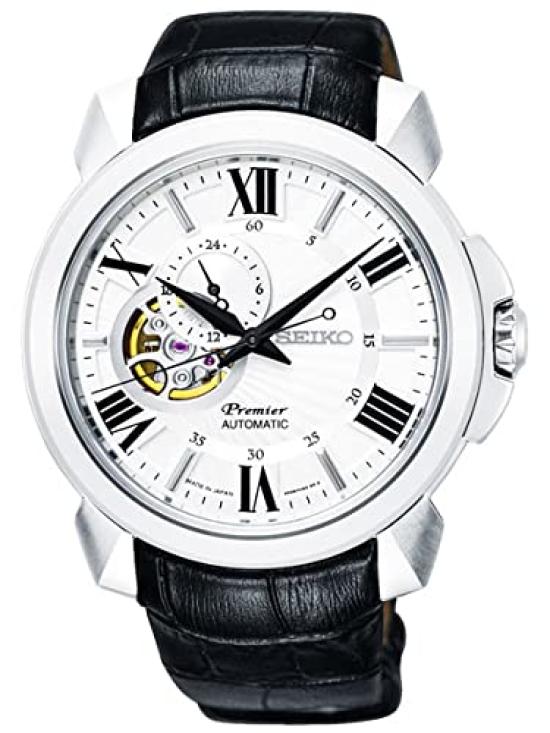 Автоматические часы Seiko Premier в SSA373J1 с салфеткой из микрофибры 13x13 см (Сделано в Японии) [Импортировано]