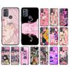 Чехол для телефона для Moto G86 G85 G75 G15 G05 G56 G72 G53 G54 G84 G60 G31 G32 G24 G 5G G Play Розовый Японская эстетика Аниме