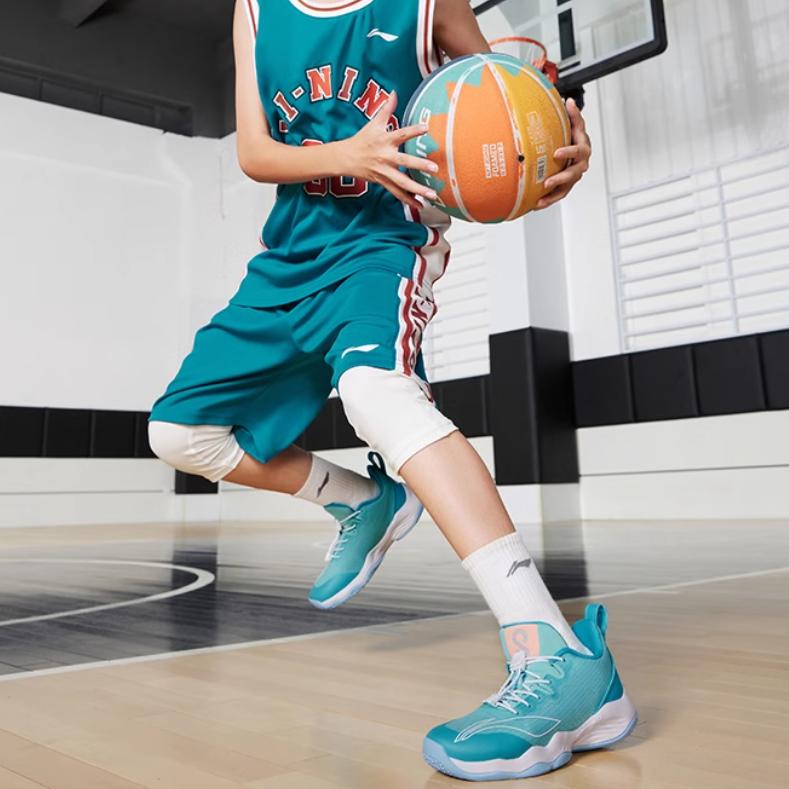 Li-Ning Детские баскетбольные кроссовки Cloud Lightweight Shock Absorbing Support с низким верхом Детские баскетбольные кроссовки YKBS046-43