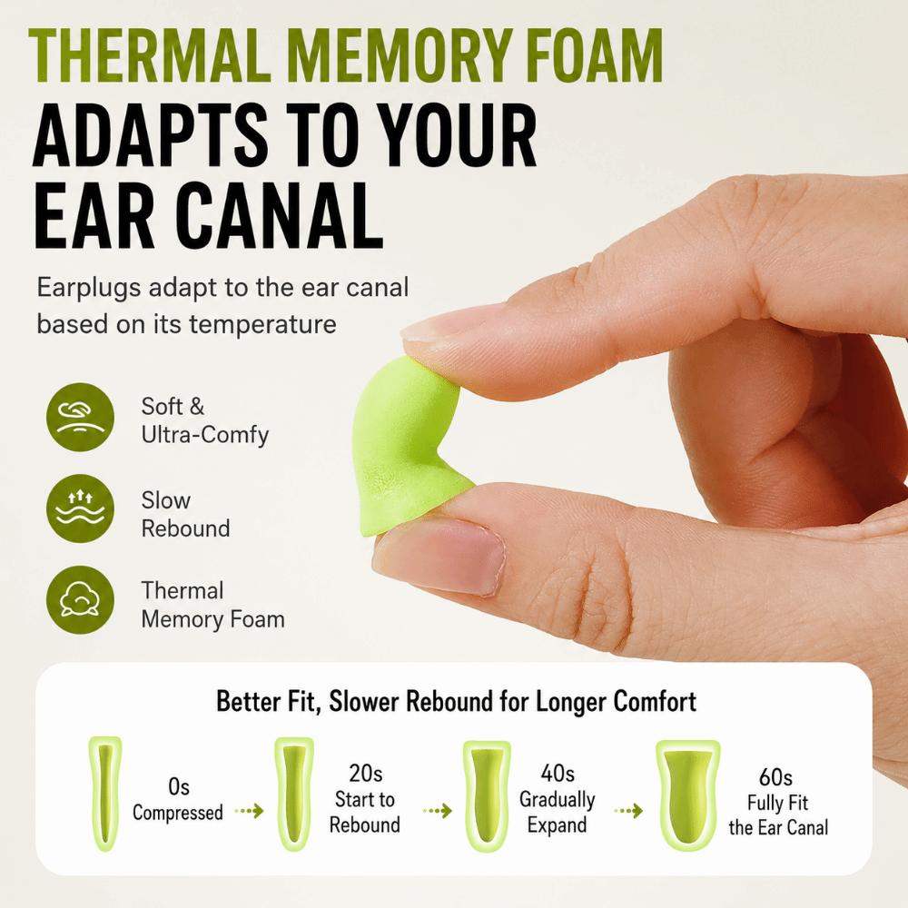 60/120PCS Sponge Sleeping Ear Plugs Multicolor Travel Earplugs Student Dormitory