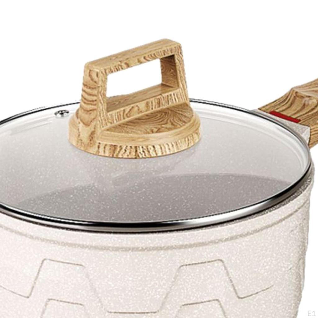 Молочный горшок с антипригарным покрытием для детского завтрака, 16 см, маленькая сковорода для плавления шоколада, нагревание, плавление, приготовление пищи