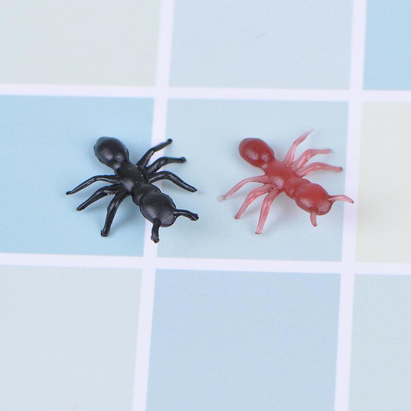 50/100/200 шт. Пластиковые реалистичные муравьи Хэллоуинские розыгрыши Игрушки для шуток Украшение