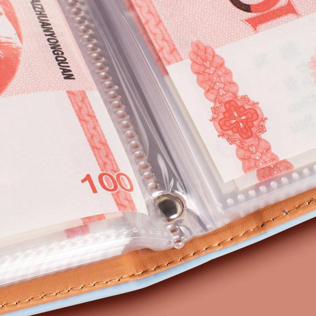 Бюджетный органайзер для челленджа по экономии денег, включает денежные конверты и буклет для челленджа по накоплениям - Достигайте своих бюджетных целей и целей по накоплениям легко и весело!