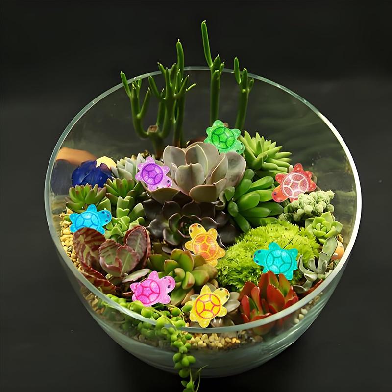 100 шт. Миниатюрные фигурки для пряток, крошечные черепашки для украшения сада фей своими руками, кукольный домик, микроландшафтный дизайн