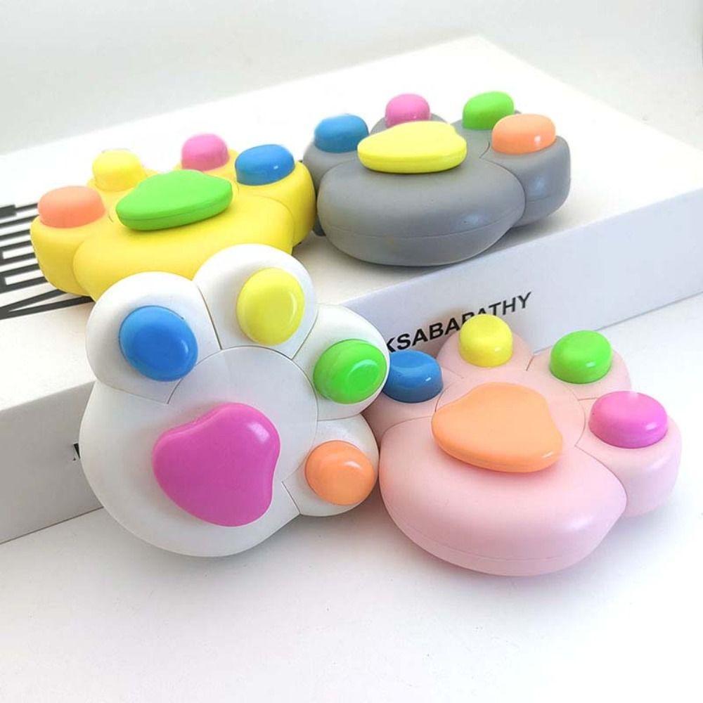 Marking Cat Paw Highlighter Pen Cartoon Fluorescent Marker Children's Day Gifts