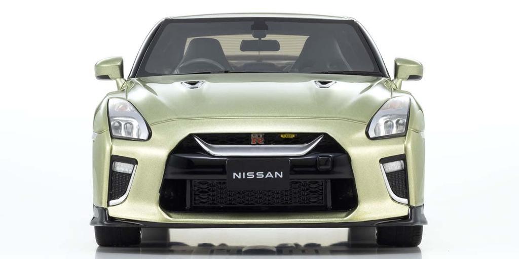 samurai scale Nissan Premium Edition Millennium Jade 1/18 GT-R T-Spec (finished product)