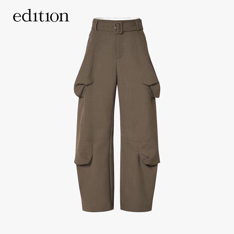 Женские брюки карго с высокой талией